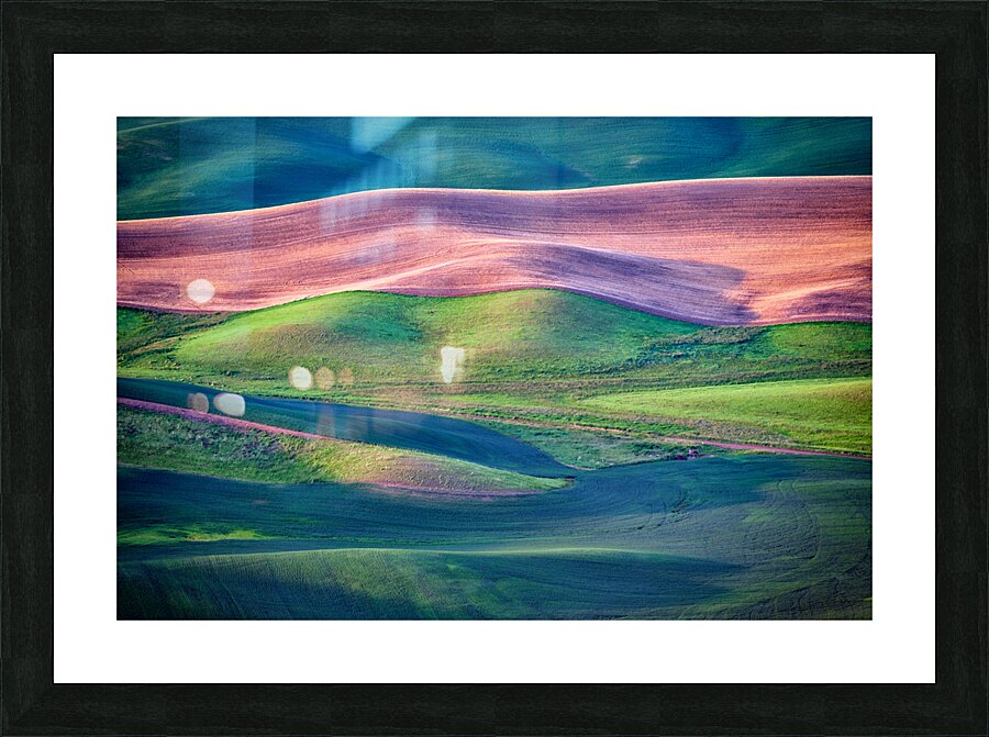 Palouse Undulation Picture Frame print