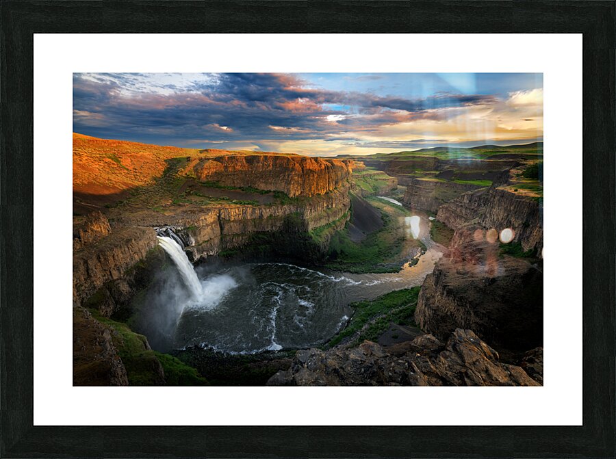 Sunset at Palouse Falls Picture Frame print