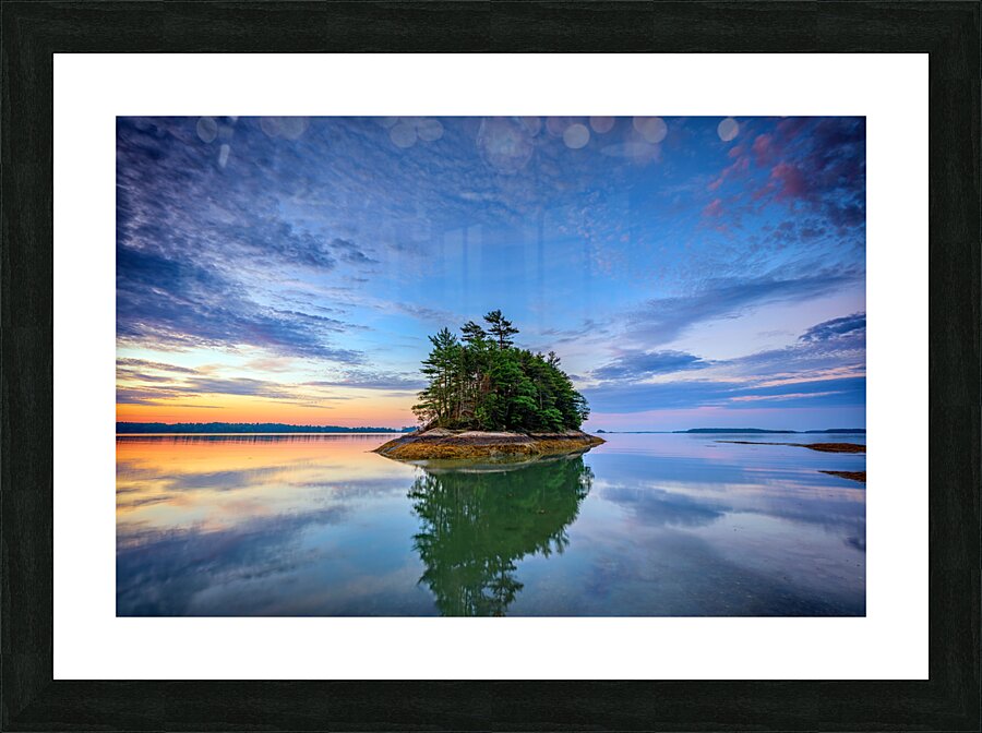Wolfes Neck Reflections Picture Frame print
