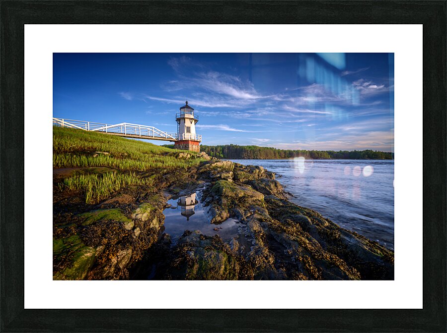 Watching the River Picture Frame print