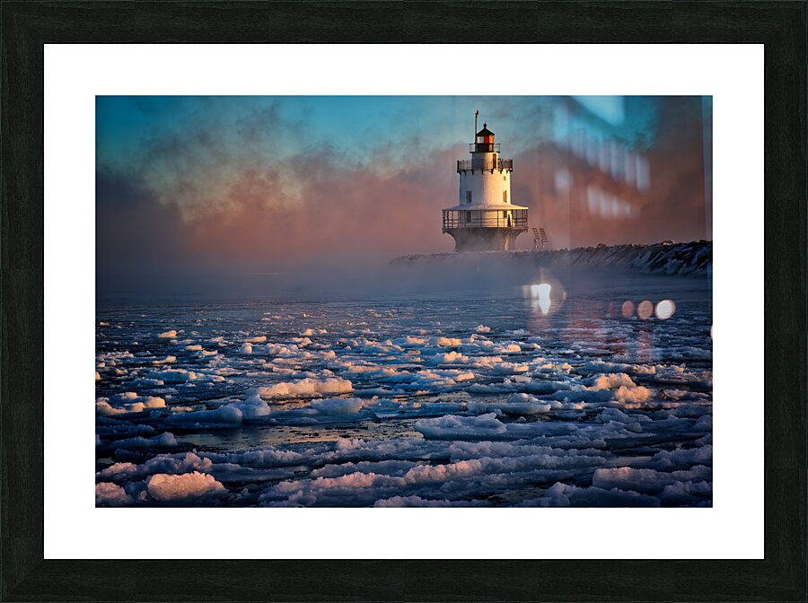 Winter at Spring Point  Picture Frame print