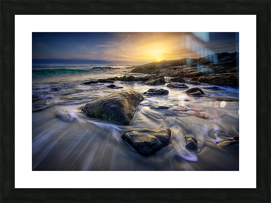 December Sunrise in Ogunquit Picture Frame print