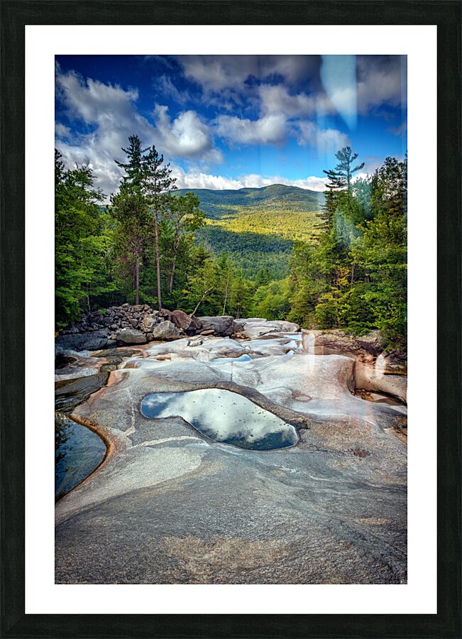 Lookout from Step Falls Picture Frame print