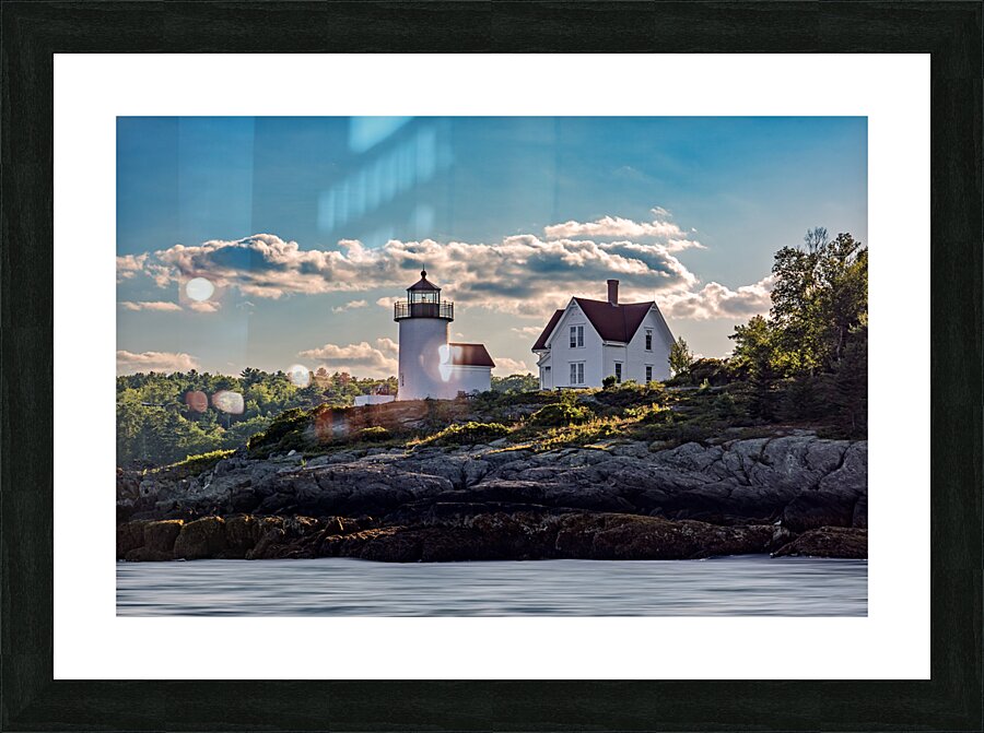 Curtis Island Lighthouse Picture Frame print