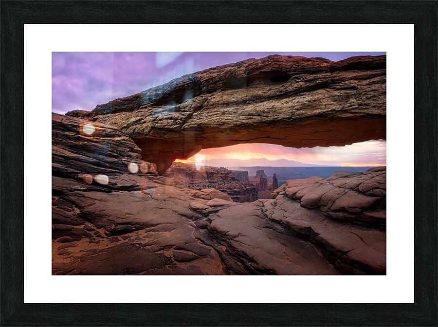Dawn at Mesa Arch Picture Frame print
