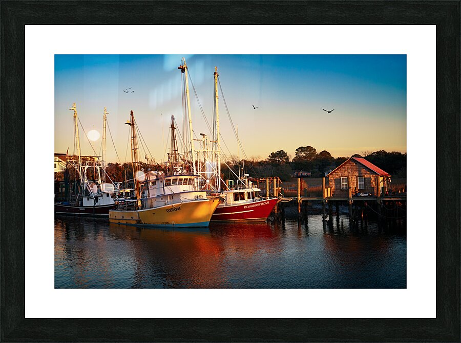 Shem Creek Picture Frame print