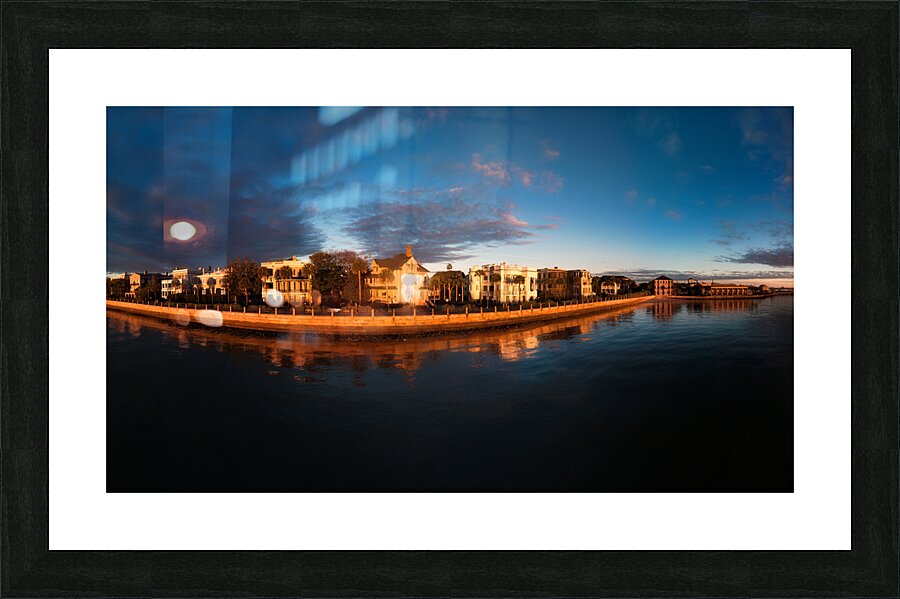 The Battery Panoramic Picture Frame print