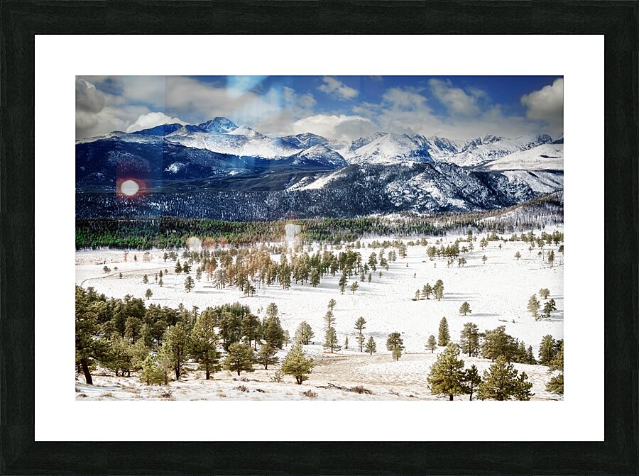 Rocky Mountain High Picture Frame print