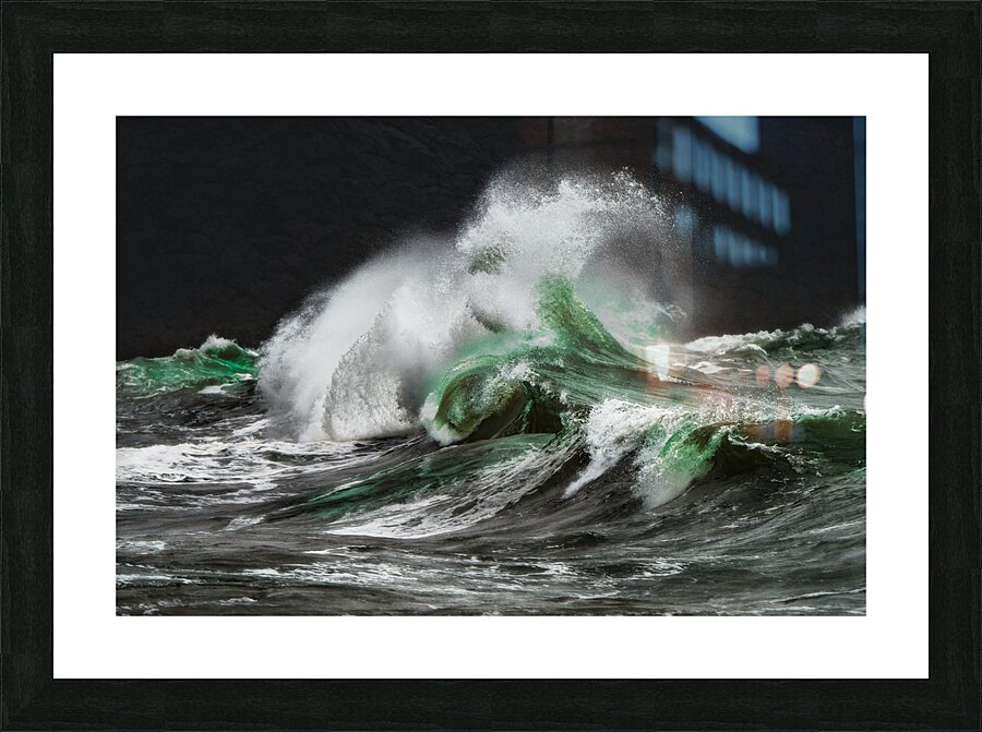 Cresting Fury Picture Frame print