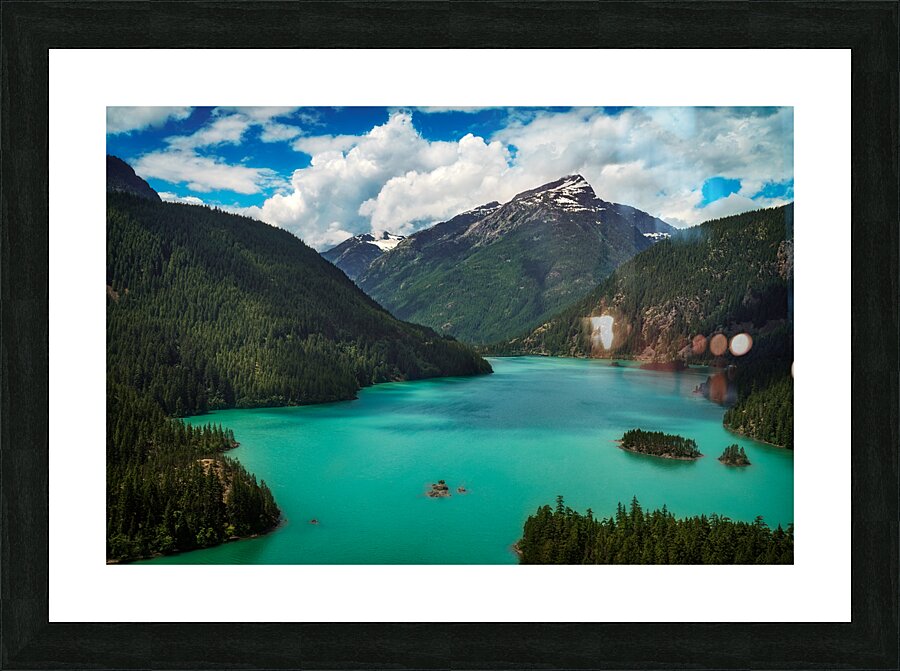 Afternoon at Diablo Lake Picture Frame print