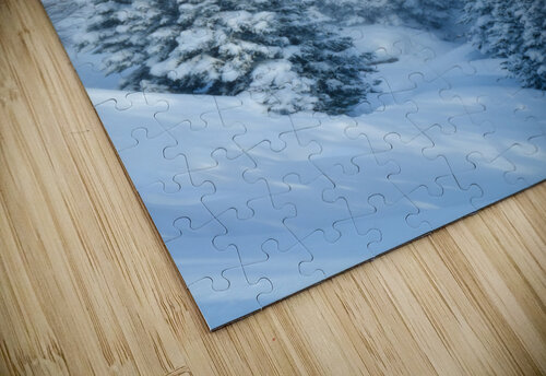 Snowy Spruces Rick Berk puzzle