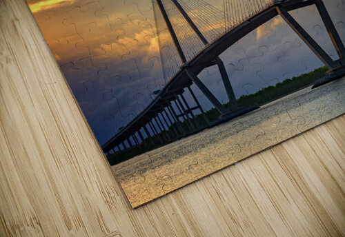 Ravenel Bridge Sunset Rick Berk puzzle