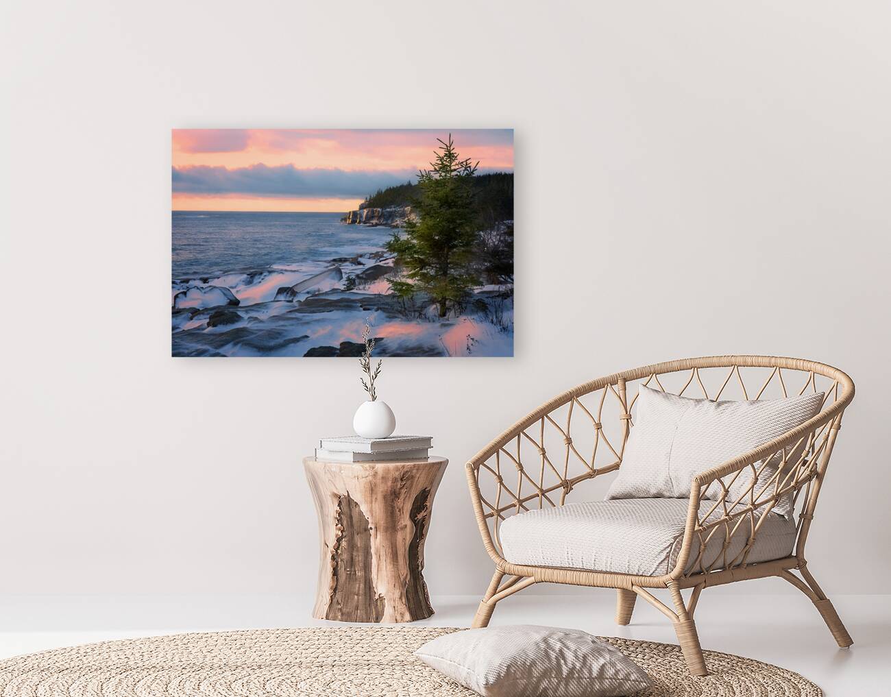Winter Sunrise Reproduction