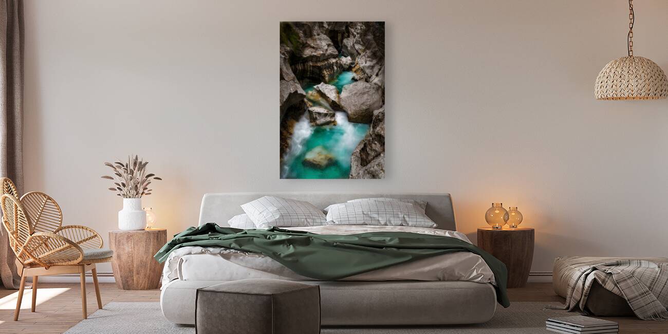Great Soča Gorge III Reproduction