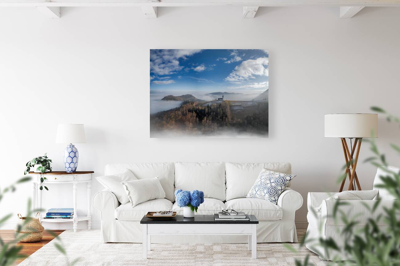 Sanctuary in the Clouds Reproduction