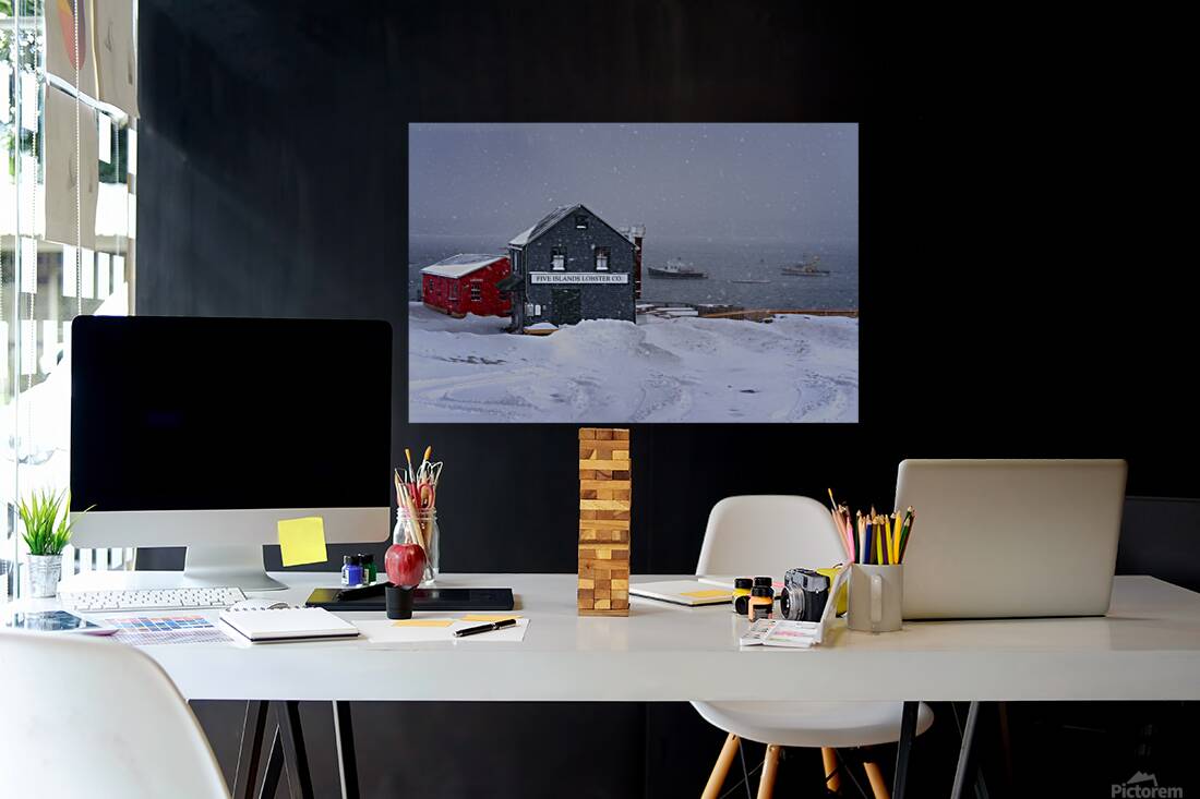 Winter at Five Islands Reproduction