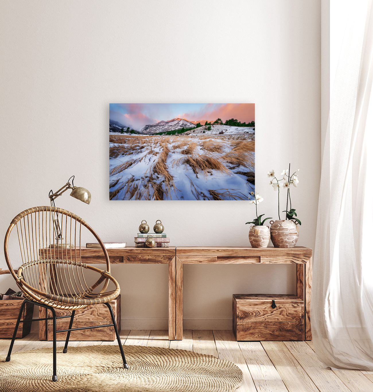 Winter on the Plain Reproduction