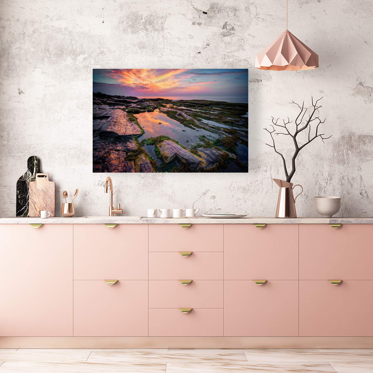 Daybreak at Two Lights Reproduction