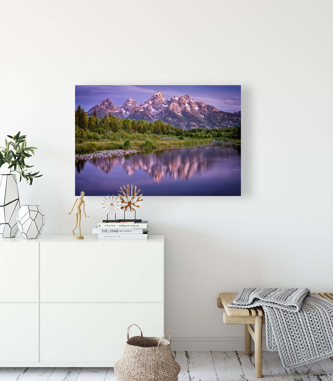 Teton Reflection Reproduction