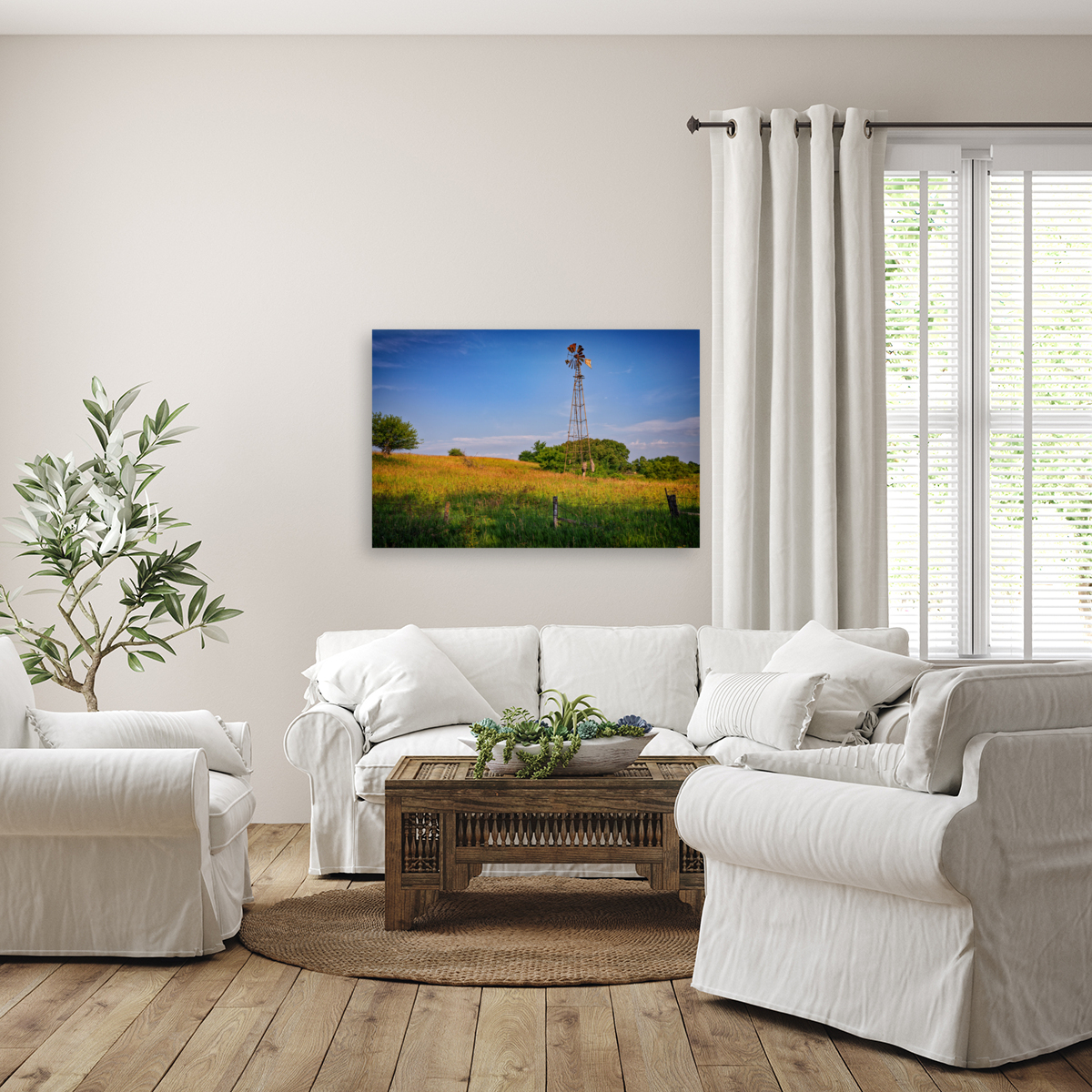 The Old Windmill Reproduction