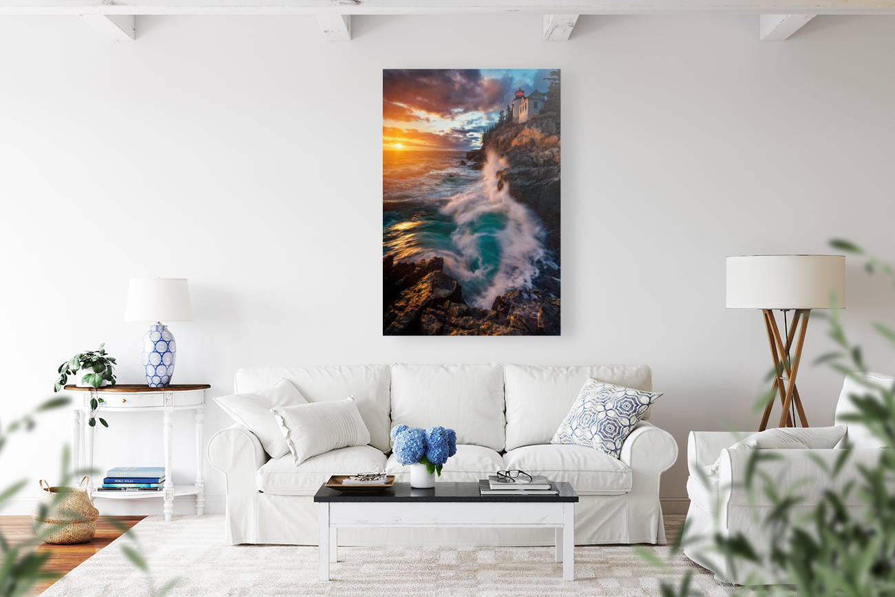 High Tide at Sunset Reproduction