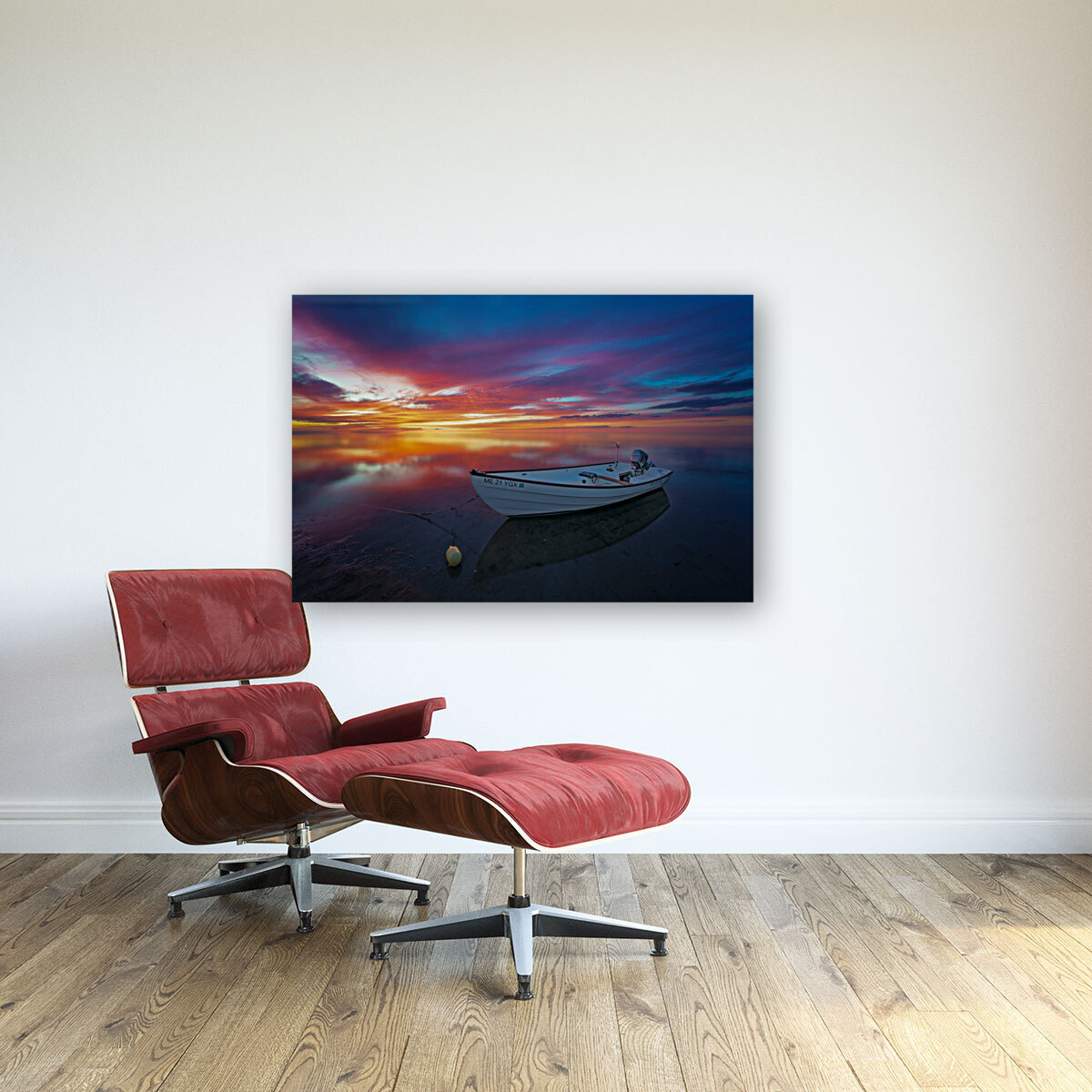 Crimson Horizons Reproduction