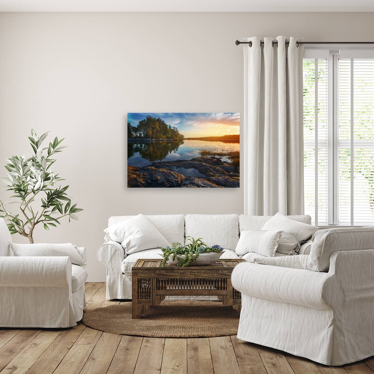 Sheepscot Sunset Reproduction