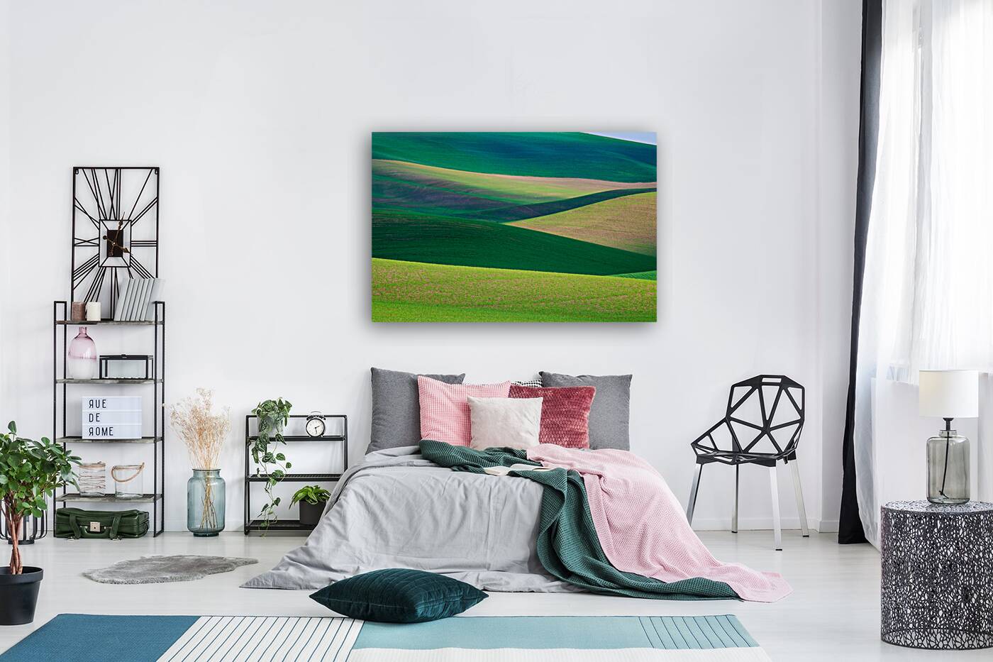 Palouse Abstract Reproduction
