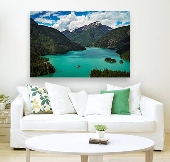 Afternoon at Diablo Lake Reproduction