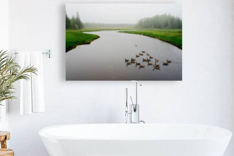 Mystic Marsh Gathering by Rick Berk