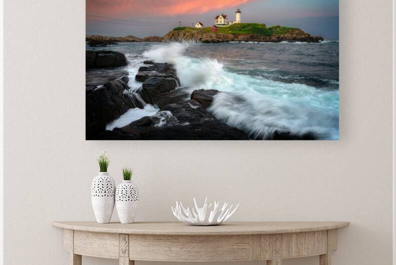 Rocky Shores and Radiant Skies by Rick Berk