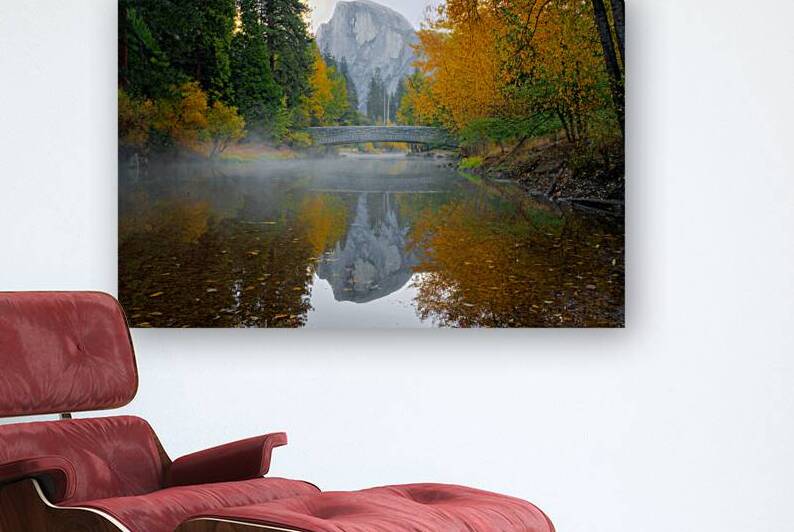 Half Dome Reflection by Rick Berk