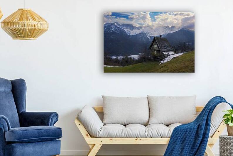 A Cabin In The Mountains by Rick Berk