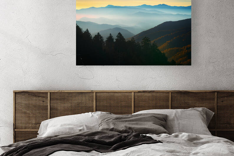 Autumn Mist at Newfound Gap by Rick Berk