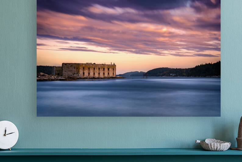 Dawn at Fort Popham by Rick Berk