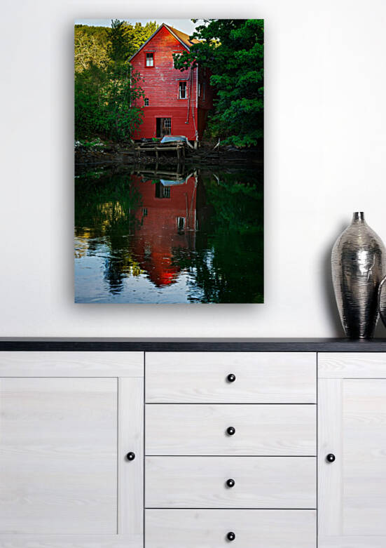 The Red Boathouse by Rick Berk