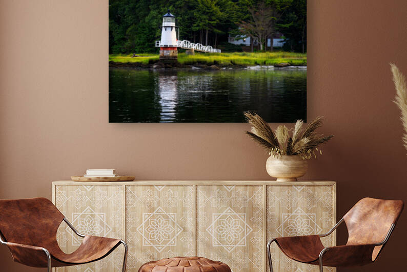 Morning on the Kennebec by Rick Berk