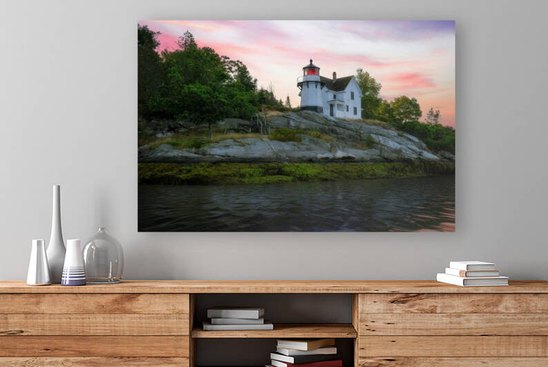 Perkins Island Lighthouse by Rick Berk