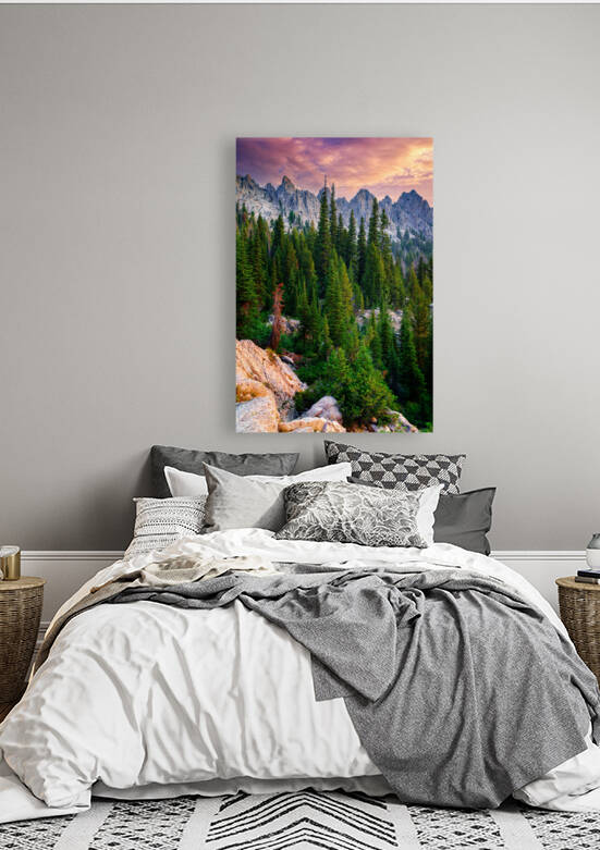 Morning in the Sawtooths II by Rick Berk