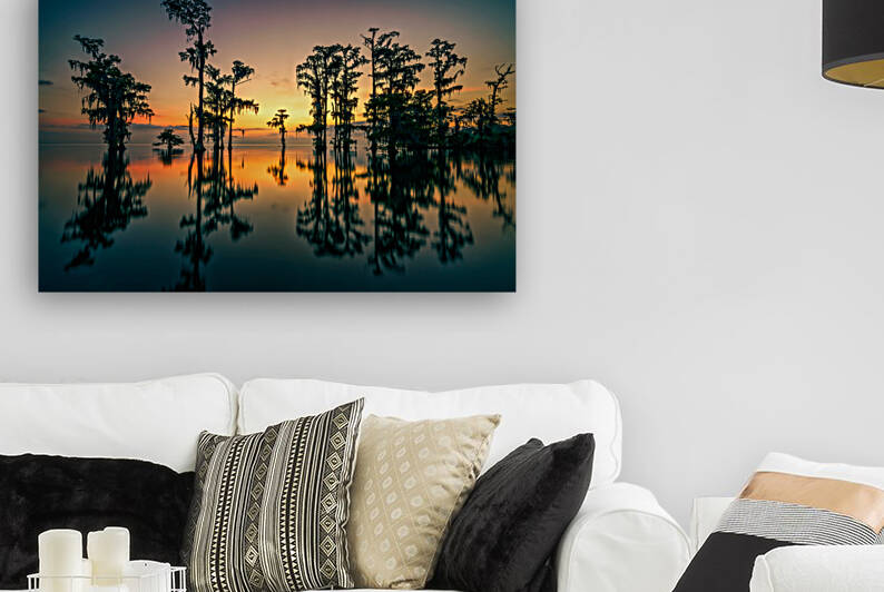 Dawn on Lake Maurepas by Rick Berk