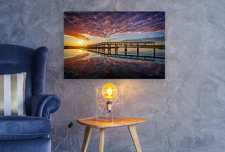 Across the Bridge by Rick Berk