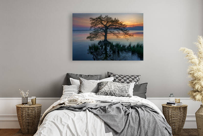 Dusk on Currituck Sound by Rick Berk