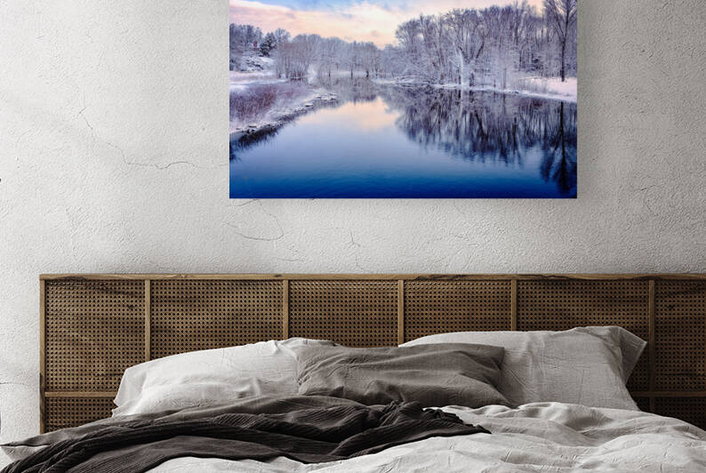 Winter on the Concord River by Rick Berk