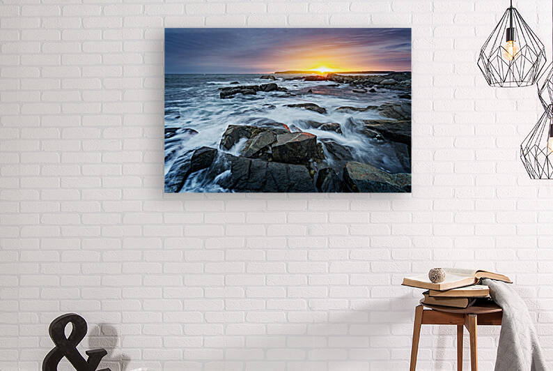 Sunset on Vinalhaven by Rick Berk