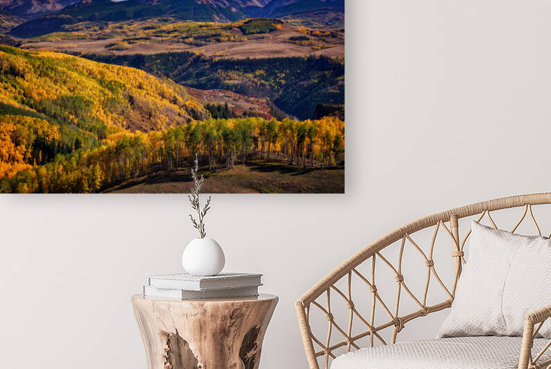 Sunshine Mountain Autumn Reproduction