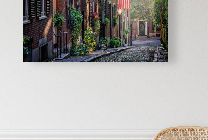 Summer Evening on Acorn Street by Rick Berk