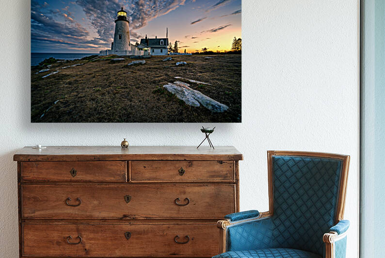 Twilight at Pemaquid Point by Rick Berk
