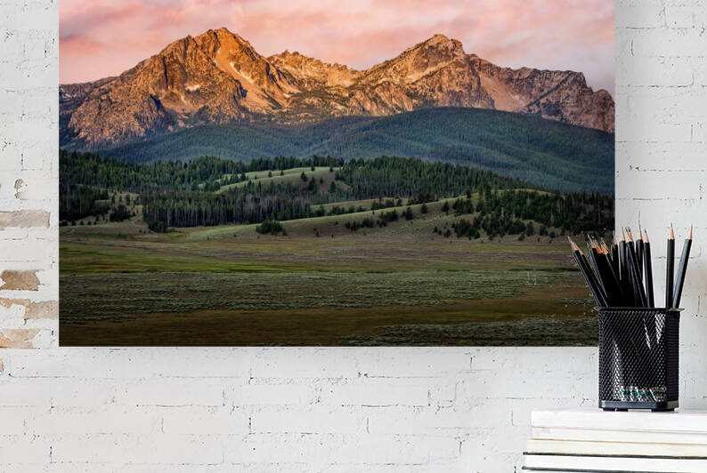 Sawtooth Pastel by Rick Berk