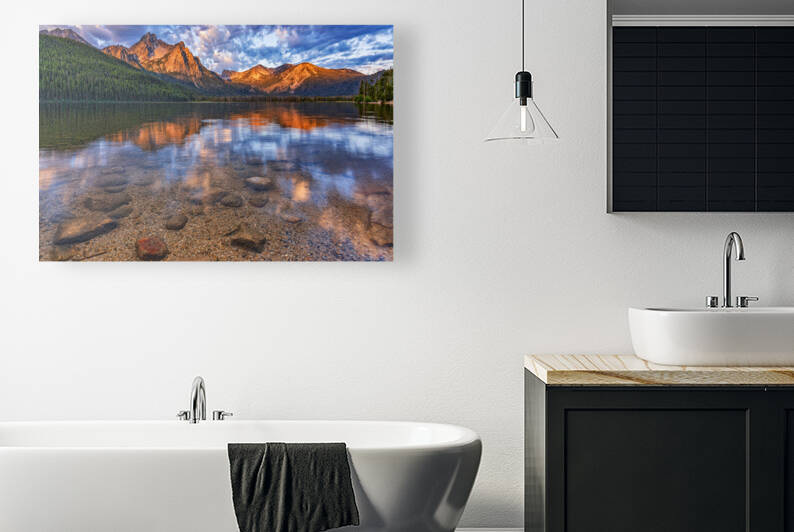 Morning at Stanley Lake by Rick Berk