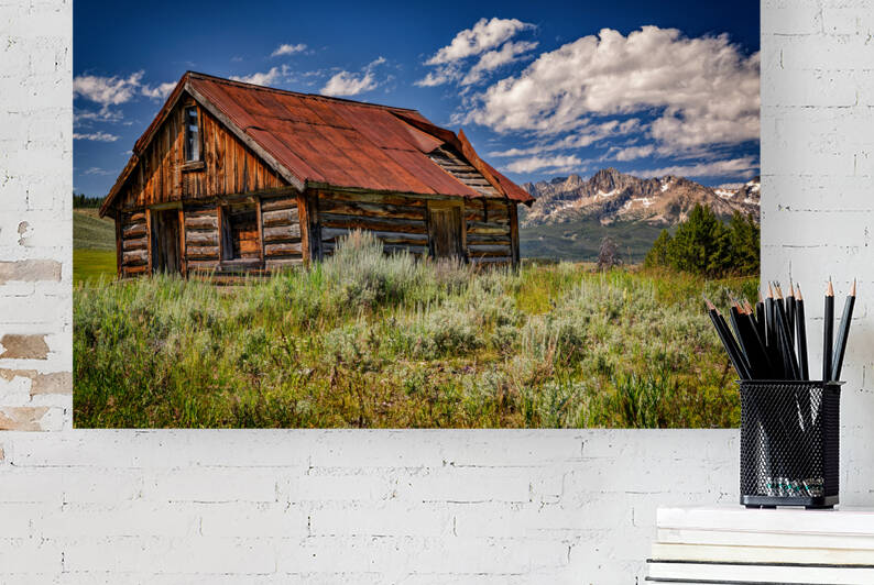 The Old Mountain Cabin by Rick Berk